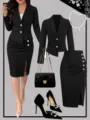XS / Top And Bottom / Black