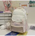 Süßer japanischer Ita-Rucksack mit Sternenmuster und niedlichen Katzenohren vorn. - Nur Rucksack (Ohne Anhänger) / Rosa
