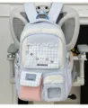 Koreanischer Stil süßer Rucksack hellblau Schultertasche für Mädchen Freizeittasche - Basisstil / Blau
