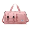 Borsa da palestra rosa grande capacità impermeabile in nylon per viaggio fitness sportiva - Rosa chiaro - più venduto