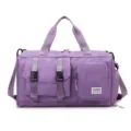 Borsa sportiva impermeabile viola di grande capacità, con scomparto umido e spallacci. - Viola chiaro - più venduto