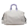 Grand sac de voyage souple pour femme, léger et imperméable, idéal pour week-end et cabine. - Blanc