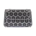 Detaillierte Strass-Kettentasche, glitzernde Kristall-Abendtasche für Damen, stilvoll. - 20*13.5*6CM / Schwarz