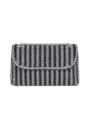 Glitzernde Strass Abendtasche Detail, schwarze Schulterkette, elegante Partytasche. - 20x5.5x13cm / Schwarz