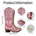 Wooden cowboy boot wall decor pink hollow hanging vase home decoration size 30x20cm art - Pink and White Double Layer Style (Y26Y90368_Q) / 20x30cm