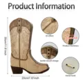 Wooden cowboy boot wall decor, 30x20cm rustic vintage vase hanging detail view - Retro Hollow Vase Style (Y26Y90371_Q) / 20x30cm