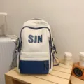 2024 New Fashion School Backpack Trendy Large Capacity Casual Bookbag for Students - Blue Backpack (Without Pendant)