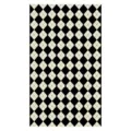 Papier peint adhésif à motif de losanges noir et blanc pour la décoration murale moderne. - Motif Losange Noir et Blanc (CT26Y70058) / 43X300CM