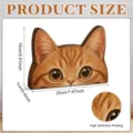 Adorable chat en bois décoration artisanale avec dimensions claires et impression haute définition. - M26Y90506_Q / 20X15 cm * 1 cm