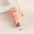 Joli coupe-ongles mini fraise mignon avec design portable et outil de coupe couleur bonbon. - Style Simple / Rose