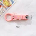 Simpatico tagliaunghie coniglio rosa strumento di manicure estetico portatile - Stile Coniglio / Rosa
