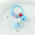 Cute cartoon resin keychain aesthetic sweet bag charm pendant for friends students gift accessory - Open Ring - Star Dog