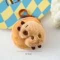 Portamonete in peluche Capybara carino con portachiavi mini borsa di stoccaggio animale morbido. - Rotondo / Porcellino d'India che balla