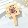 Cute Capybara Handheld Makeup Mirror Cream Style Portable Cosmetic Mirror Variant Type - Love You