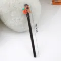 Carina penna gel capibara con inchiostro nero e lunghezza 16.5cm, ideale per scuola e ufficio. - Capibara Arancia / 0.5mm