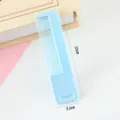 Candy color portable small comb, baby massage shampoo hair comb, simple high value fine teeth comb. - Bulk Packaging / Blue