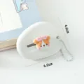 Taglierina per carta di cucciolo di cartone animato carino mini apribuste portatile per studenti - Cane Arancione