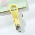 Lindo cortauñas amarillo de dibujos animados en forma de helado herramienta de manicura - Polo de Pagoda