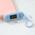 Candy Color Mini Electronic Timer Portable Digital Pocket Watch Keychain Compact - Blue