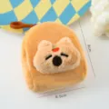 Cute Capybara plush coin purse, mini portable earphone storage bag with cartoon design. - Mini Backpack / Apple Guinea Pig