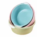 Plastic washing basin set, thickened home laundry and face wash tub, 3-piece size variant - 3-Piece Mixed Color Set (More Cost-Effective as a Set)