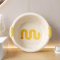 Grand bassin de lavage en plastique épais jaune citron, idéal pour le dortoir et la salle de bain. - Lavabo / Jaune Citron