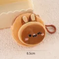 Cute cartoon plush coin purse mini student bag pendant cream style portable storage bag - Little Rabbit Type B