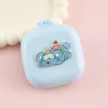 Brosse à cheveux pliante carrée avec coussin d'air, design koala mignon et miroir intégré. - Petit Koala