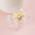 Transparent cute cartoon hair claw clip portable mini size lightweight accessory for daily use - Xiaogui
