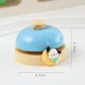 Cartoon Service Bell Cute Puppy Desk Call Bell Hand Pressed Buzzer Restaurant Counter Toy - Puppy in Green Clothes