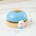 Cute cartoon service desk bell hand pressed restaurant buzzer small table bell with lovely figure - Bathing Bear