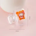 Portable cute cartoon toothbrush head cover protective cap travel toothbrush storage case holder. - Cat