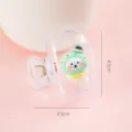 Transparent cartoon portable toothbrush cover protector case cute travel toothbrush head holder - Hooded Bear