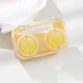 Schattige cartoon ijsje contactlens houder doos dubbel transparant reizen draagbaar - Brillendozen in de vorm van een pagode-ijslolly