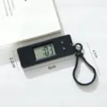 Mini digital clock student portable electronic watch desktop mute timer exam reminder 6cm - Black