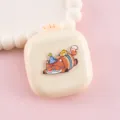 Brosse à cheveux pliante mignonne avec miroir, brosse de massage coussin dessin animé fille. - Petit Renard