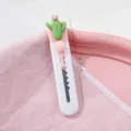 Carino coltello di cactus rosa, pratico strumento di taglio espresso per ufficio e scuola. - Taglierini a forma di cactus