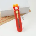 Grazioso cutter in resina per cartoni animati, mini aprilettere portatile per scuola e ufficio. - Taglierino patatine fritte