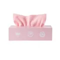 Disposable kitchen cleaning wipes in pink tissue box design, highly absorbent and oil-resistant. - 20*20cm (Boxed) / Sakura Pink