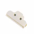 Plastic food sealing clip for kitchen snacks, moisture-proof bag clamp in beige color. - Beige