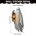Halloween Ghost Wall Sticker Waterproof PVC Self-Adhesive Festival Party Window Decor - Lantern Ghost Single Sheet Style (UV26Y80607T_R) / Static Cling