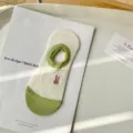 Zomer vrouwen dunne onzichtbare sokken, ademend mesh met schattige konijnen borduursel. - Eén maat / MG211 groen