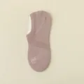 Dames zomer onzichtbare sokken, ademend mesh antislip laag uitgesneden, mauve roze variant. - Eén maat / CF7303 paars