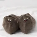 Chaussettes courtes marron visage drôle, style japonais chaussettes en coton pour femmes - Taille unique / Style café 2