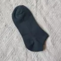 Chaussettes basses homme bleu foncé en maille respirante, confortables et absorbantes. - Taille unique / Bleu foncé