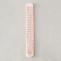 Calcetines altos de forro polar coral rayado rosa medias cálidas de invierno variante - Talla única / 08 rosa con rayas caqui