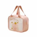 Borsa da toeletta impermeabile e portatile rosa con finestra trasparente, doppi manici e grande trousse. - Stile Base Manuale a Singolo Strato / rosa ciliegia