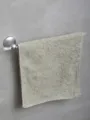 Clear Acrylic Towel Bar Bathroom Single Rail Wall Mounted Modern Towel Holder Storage Rack - Single Base 30cm Slipper Rack