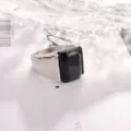 Men's Retro Black Gemstone Alloy Ring Punk Style Fashion Jewelry Statement Band Accessories - Size 7 / Black