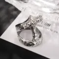 Mens Vintage Viking Thor Hammer Ring Alloy Norse Runic Band Gothic Jewelry Gifts New - Size 8 / Silver